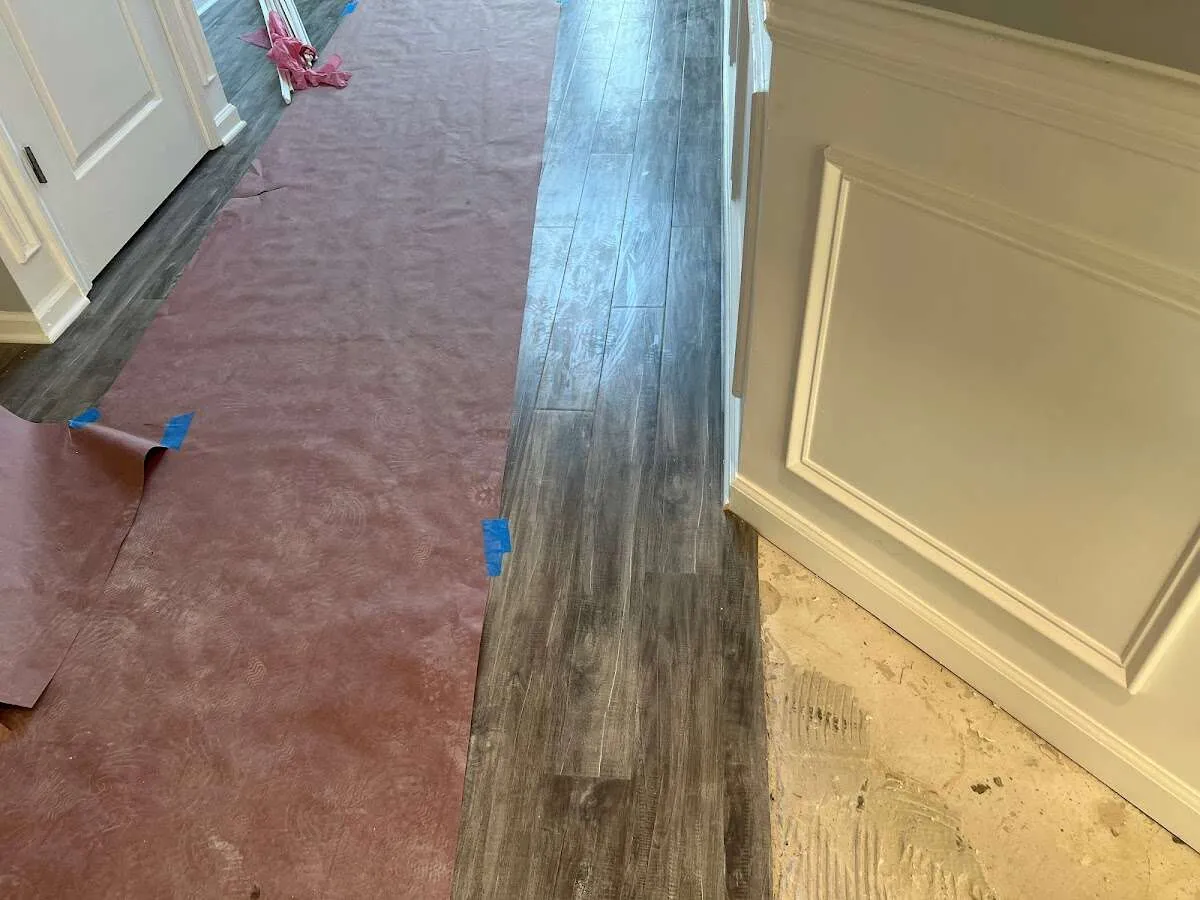 Completed marble shower restoration in Bentonville